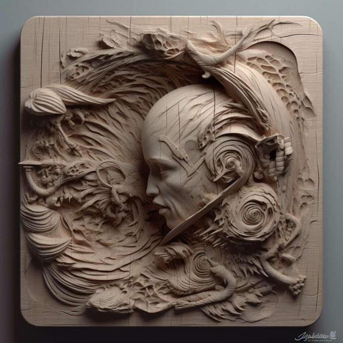 نموذج ثلاثي الأبعاد لآلة CNC 3D Art 